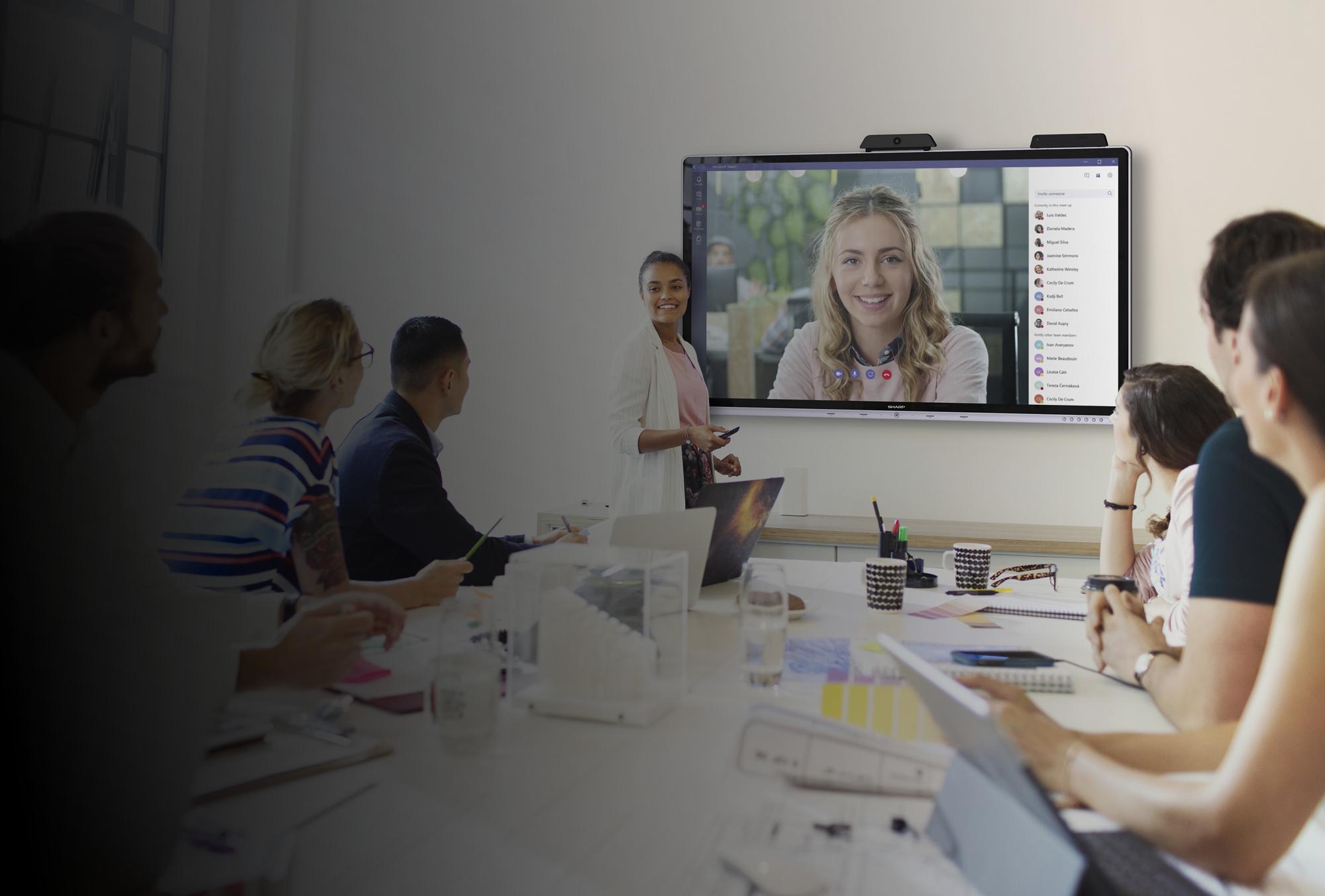 Sharp Business Point Flevoland - presentatieschermen